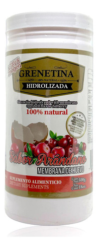 Grenetina Hidrolizada Membrana De Huevo Arandano 500 Grs Pre