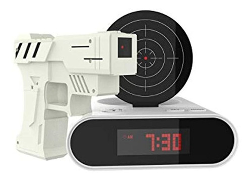 Reloj Despertador De Pistola Y Lente Recordable Por Tg