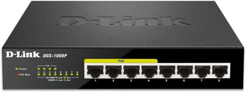 Conmutador Poe D-link, Conmutador De Escritorio No Administr