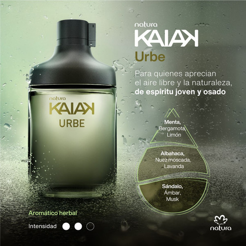 Loción Masculina Kaiak Urbe - Natura