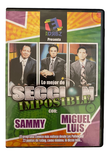 Dvd Seccion Imposible Con Eugenio Derbez Sammy Y Miguel Luis