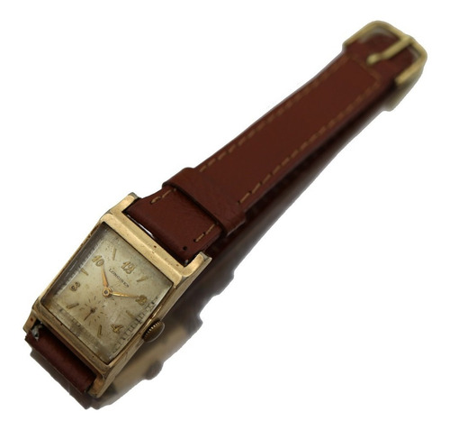 Relogio De Pulso Longines Quadrado Folheado Ouro 10k J22491