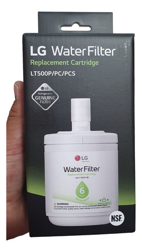 Filtro de agua Premium Filter Adq72910911 para refrigerador LG