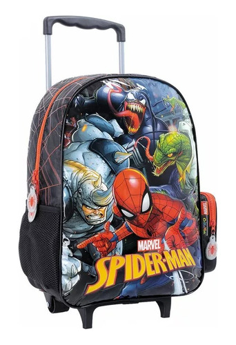 Mochila Con Carro 16  Spider-man Villanos (6377)