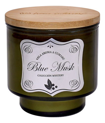 Vela Aromática Blue Musk Home Interiors Aroma Cumarú