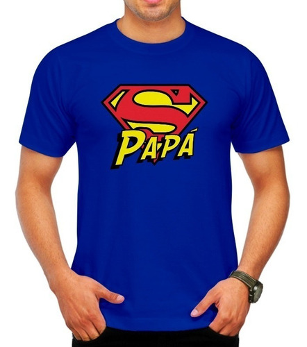 Remeras Super Papá Regalo Día Del Padre