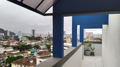 Cobertura Com 3 Dormitórios À Venda, 138 M² Por R$ 900.000,00 - Vila Belmiro - Santos/sp - Co0129