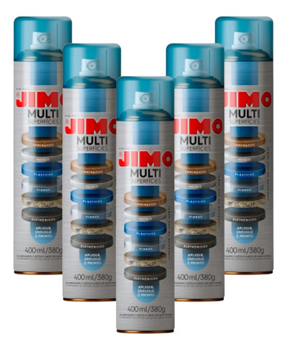 5 Jimo Multi Superfícies Spray Limpeza Multiuso Sem Enxágue