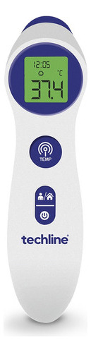 Termômetro Digital Infravermelho Tsc-400 Techline  Branco