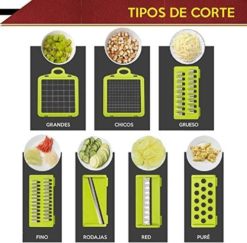 Dicer Plus, Cortador De Verduras Verduras Frutas Rebanador