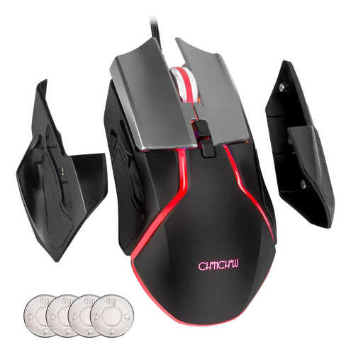 Mouse Gamer Chonchow G90 | Peso Y Forma Custome | 16400 Dpi