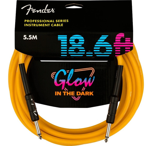 Cable Fender Glow In The Dark Naranjo 5.5 Metros Fluor