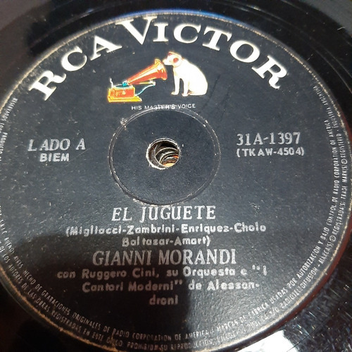 Simple Gianni Morandi Ruggero Cini Rca Victor C23