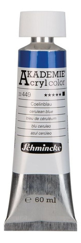 Tinta Acrílica Schmincke Akademie 60ml 449 Cerulean Blue