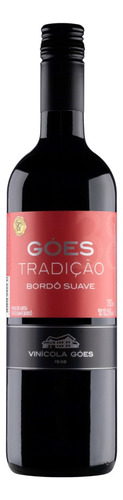 Vinho Bordô Góes Tradição Góes Tradição adega Vinícola Góes 750 ml em um estojo de papelão