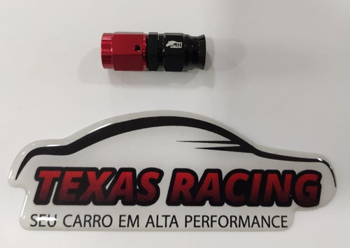 Imagem 1 de 7 de Conexão 3an Ptfe Reta Linha Freio, Nitro - Metal Horse