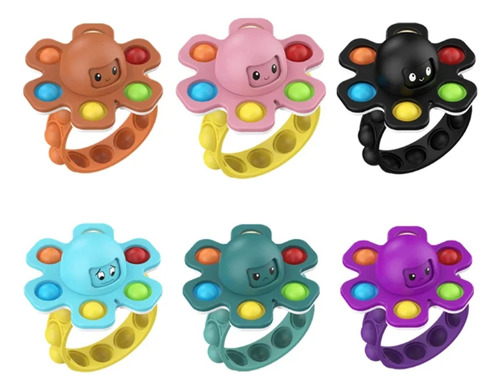 Brinquedo Polvo Pulseira Giratória Pocket Spinner Colorido