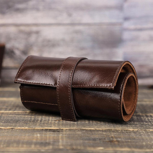Caja De Reloj De Cuero Para Guardar Relojes, Funda De Viaje