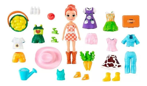 Polly Pocket Mini Estuche Sorpresa Original Coleccion Moda