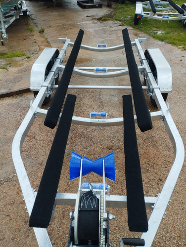 Trailer Verado Galvanizado Doble Eje Nautica Cruceros 660db