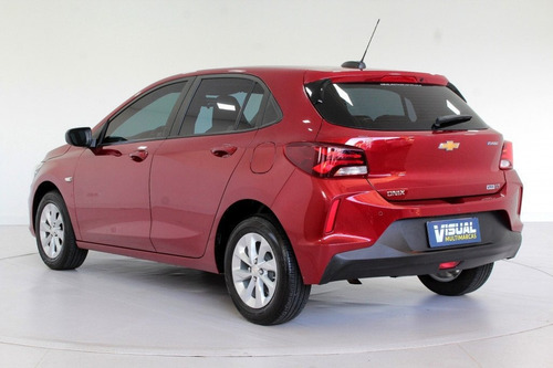 Imagem 2 de 14 de Chevrolet Onix 1.0 Turbo Lt Flex Manual 6m - 2020 - Vermelh