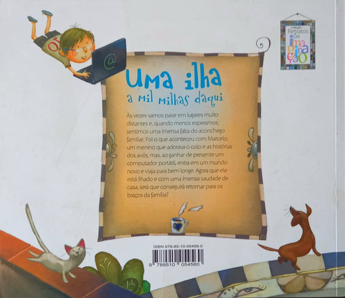 Livro Uma Ilha A Mil Milhas Daqui; Jonas Ribeiro; Editora Moderna