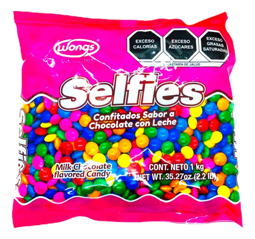 Dulces Chocolates Confitados Selfies 1 Kg Tipo Luneta