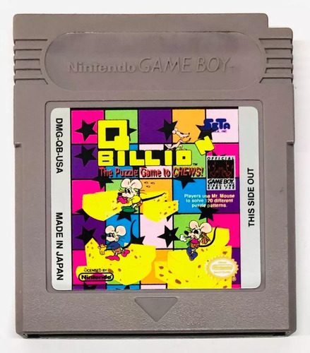 Q Billion The Puzzle Game To Chews Nintendo Game Boy Retromx (Usado)