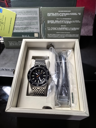 Reloj Ball Engineer Master Ii Skindiver Ll Plateado Negro Negro