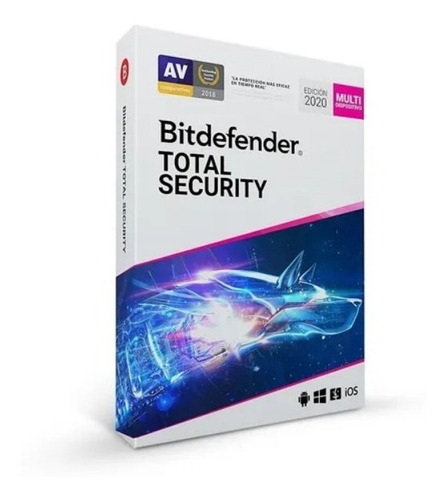 Antivirus Bitdefender Total Security 5 Dispositivos 1 Año*