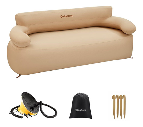 Kingcamp Sofa Inflable Doble Silla Camping Para Do Aire