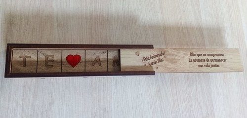 Imagen 4 de 4 de Regalo,estuche, Anillo, Personalizados Bodas