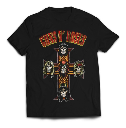 Camiseta Guns And Roses Appetite For #2 Rock Activity