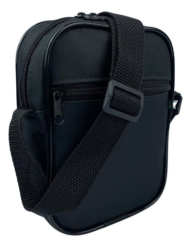 Shoulder Bag Mini Bolsa Pochete Necessaire Atacado 12 Cor Preto Desenho Do Tecido Liso
