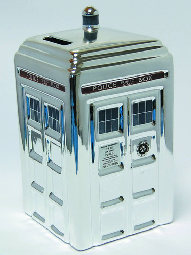 Doctor Who Tardis - Banco De Plata De Cerámica 3-d