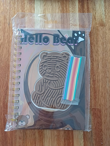 Cuaderno Libreta Tapa Creativa Didáctica Búho Oso Oso
