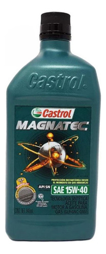 Aceite Motor 15w40 Magnatec 946ml Castrol Oficial 