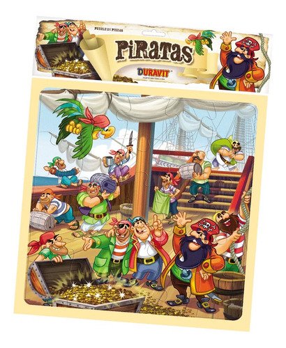 Puzzle Piratas 25 Piezas Duravit