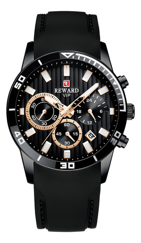 Relojes De Cuarzo Reward Business Calendar Para Hombre Color Del Bisel Negro