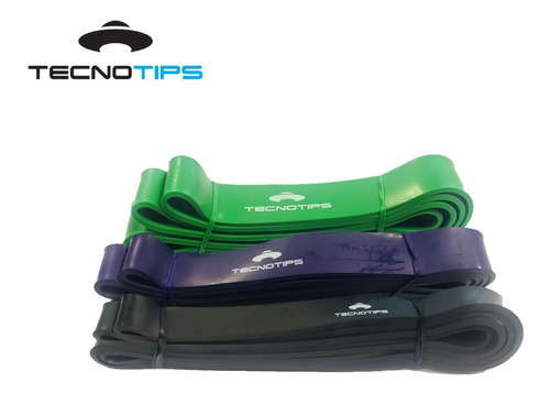 Imagen 3 de 10 de Set Bandas Elásticas Entrenamiento Fitness Uso Profesional