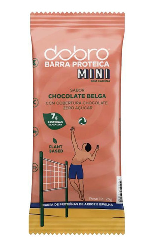 Kit 3x: Barra Proteica Chocolate Belga Dobro 25g