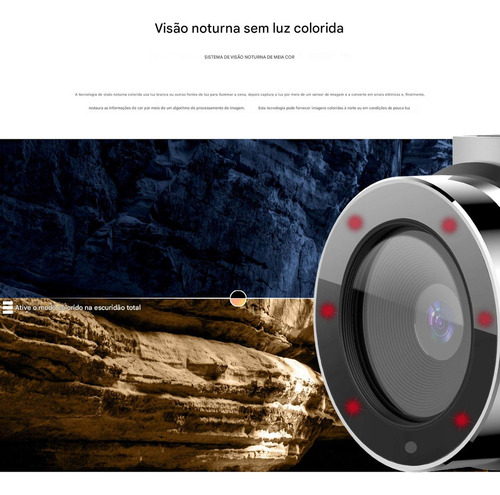 Câmera Filmadora Digital Full Hd Zoom 28x 64mp Com Led