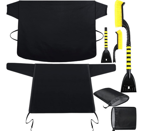 Kit De 4 Piezas De Parasol Parabrisas De Automóvil, Cu...