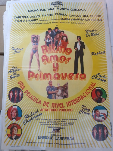 Afiche De Cine Original 1520- Ritmo, Amor Y Primavera.