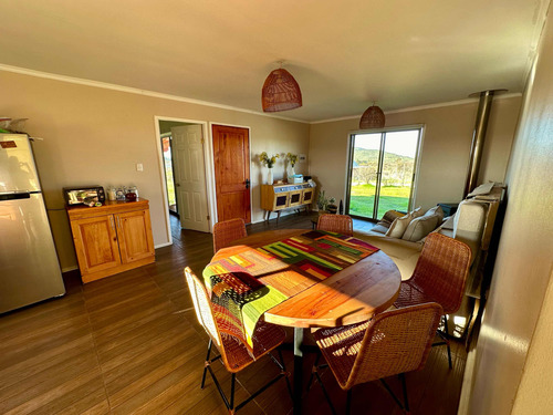 Parcela 5000 M2 Con Casa 3d/3b 100% Amoblada En Marchigue!