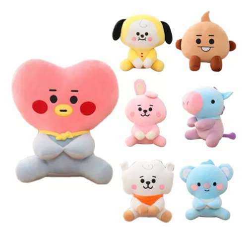 Bt21 Peluche 7 Tipos Grande 25cm Peluches Grandes