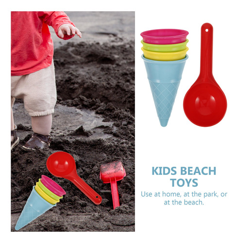 5 Piezas De Juguetes De Playa Para Niños, Arena Junto Al Mar