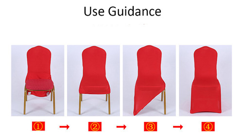 Funda De Silla Elástica, Elástica, Universal, Spandex Y Poli