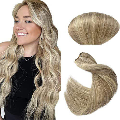 Extensiones De Pelo Humano Coser En Beige Rubia Con Rcztx