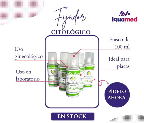 Fijador Citológico Frasco De 100 Ml 